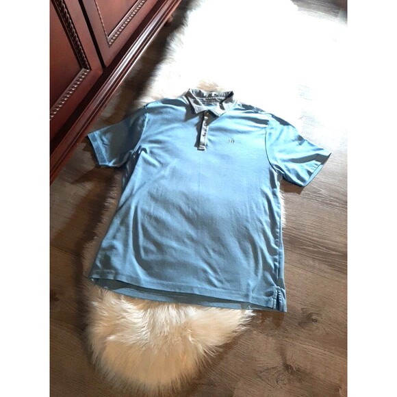 Travis Mathew Men's Size XL Polo Golf Shirt 1/4 Button Pima Cotton Super Soft - Picture 6 of 10